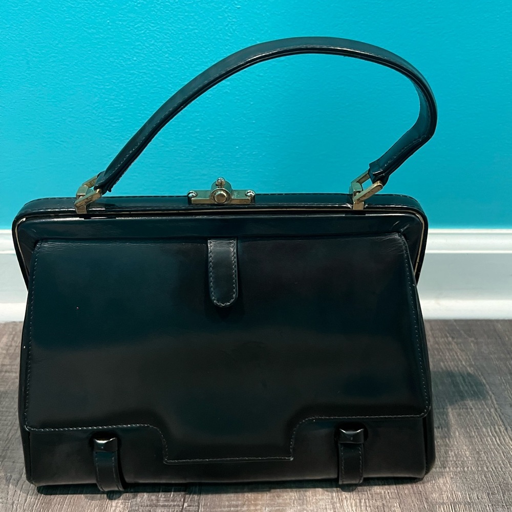 Genuine, leather vintage bag